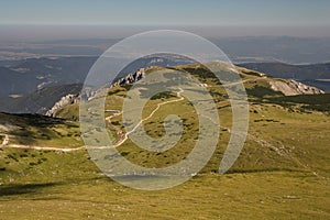 Path on schneeberg hill