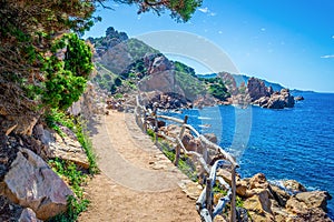 Path by the sea in Costa Paradiso