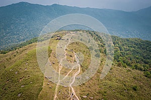 Path in Tai Mo Shan, Highest peak in Hong Kong