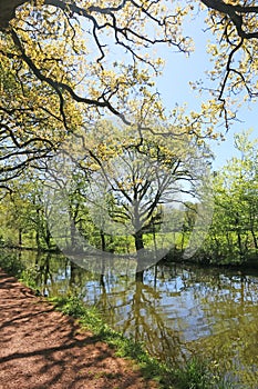 Path by the Tiverton Canal