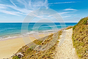 Path to the beach in carteret