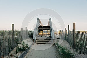 Path to the beach in Kismet, Fire Island, New York