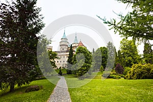 Path to the Bojnice castle