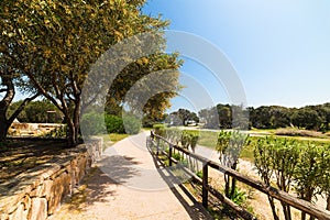 Path to Capriccioli beach