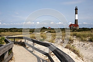 Path to the Fire Island Lighthouse