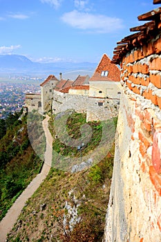 Path to the fortress (Rasnov-Romania)