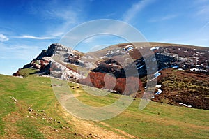 A path to Gorbea mountain
