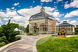 Path to the Howard Peters Rawlings Conservatory in Druid Hill Pa