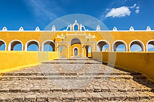 Path to Izamal Monastery