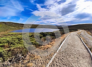 Path to Laguna de los Peces lagoon, Sanabria Lake Natural Park. Zamora province, Spain photo