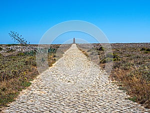 Path to the Lighthouse of Ponta de Sagres
