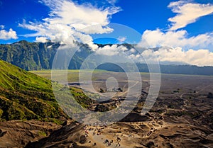 Path to Mount Bromo volcano, Indonesia