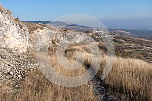 Path to One Stone Church, Buzau County, Romania - Landscape panoramic view