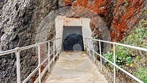 Path to Point Bonita Lighthouse and coastline