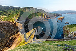 Path to San Juan de Gaztelugatxe, Basque Country, Spain