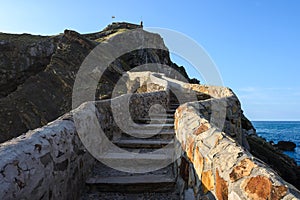 Path to San Juan de Gaztelugatxe, Vizcaya, Spain