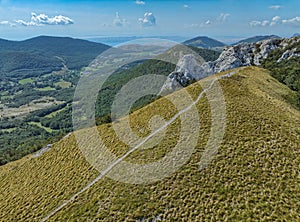 Path to the Valley from Ljubicko Brdo, Baske Ostarije, Croatia