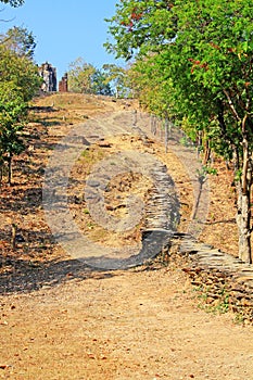 Path To Wat Saphan Hin, Sukhothai, Thailand