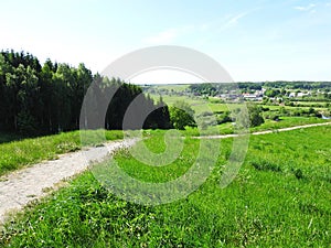 View from Kartenos hill, Lithuania