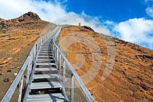 Path up Bartolome Island photo