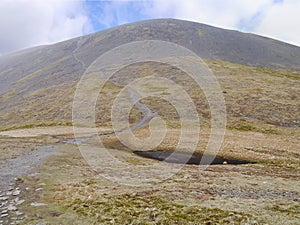 Path up Skiddaw, Lake District