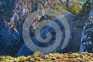 Path between Vrsatec rocks in Biele Karpaty