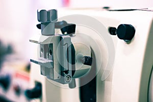 A pathological tissue grossing section thin slice making microtome for hitopathological analysis photo