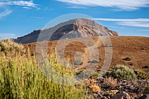 Paths around of the Teide mountain, Tenerife