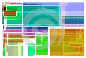 Paths colorful background