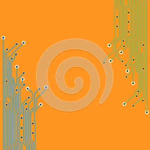 Paths of the printed-circuit board