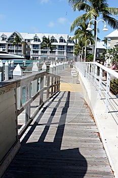 Pathway along port