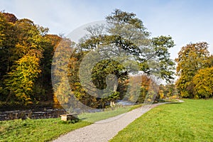 Pathway along the Wharfedale Valley