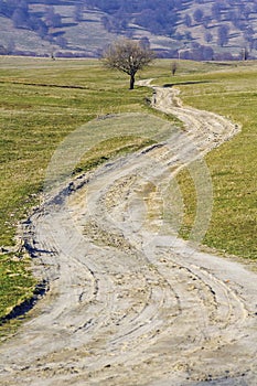 Pathway on the hill