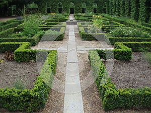 Pathway in a monastery garden