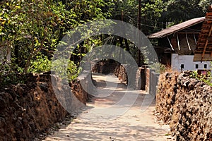 The pathway in rural konkan