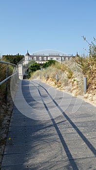 Pathway By Seaside