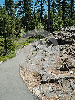 Frasier Falls Trail in the Sierra Nevada range