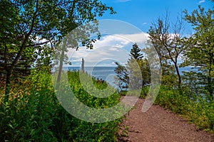 Pathway to Lake Superior Scenic Overlook