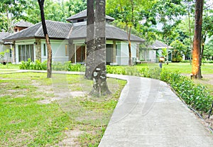 Pathway to residential.