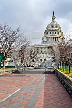 Pathway to the United States Capitol Building