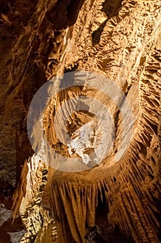 Pathway underground cave in forbidden cavers near sevierville tennessee