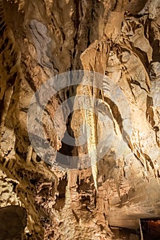 Pathway underground cave in forbidden cavers near sevierville tennessee