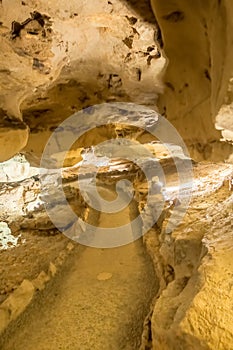 Pathway underground cave in forbidden cavers near sevierville tennessee