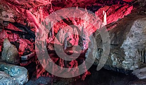 Pathway underground cave in forbidden cavers near sevierville tennessee