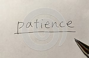 Patience