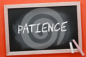 Patience Concept Word