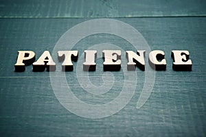 Patience word view