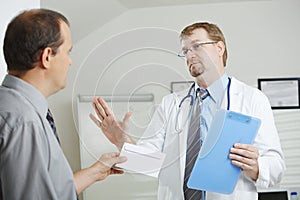 Patient bribing doctor