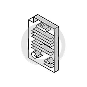 patient consent surgeon isometric icon vector illustration