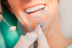 Patient with Dentist - dental treatment